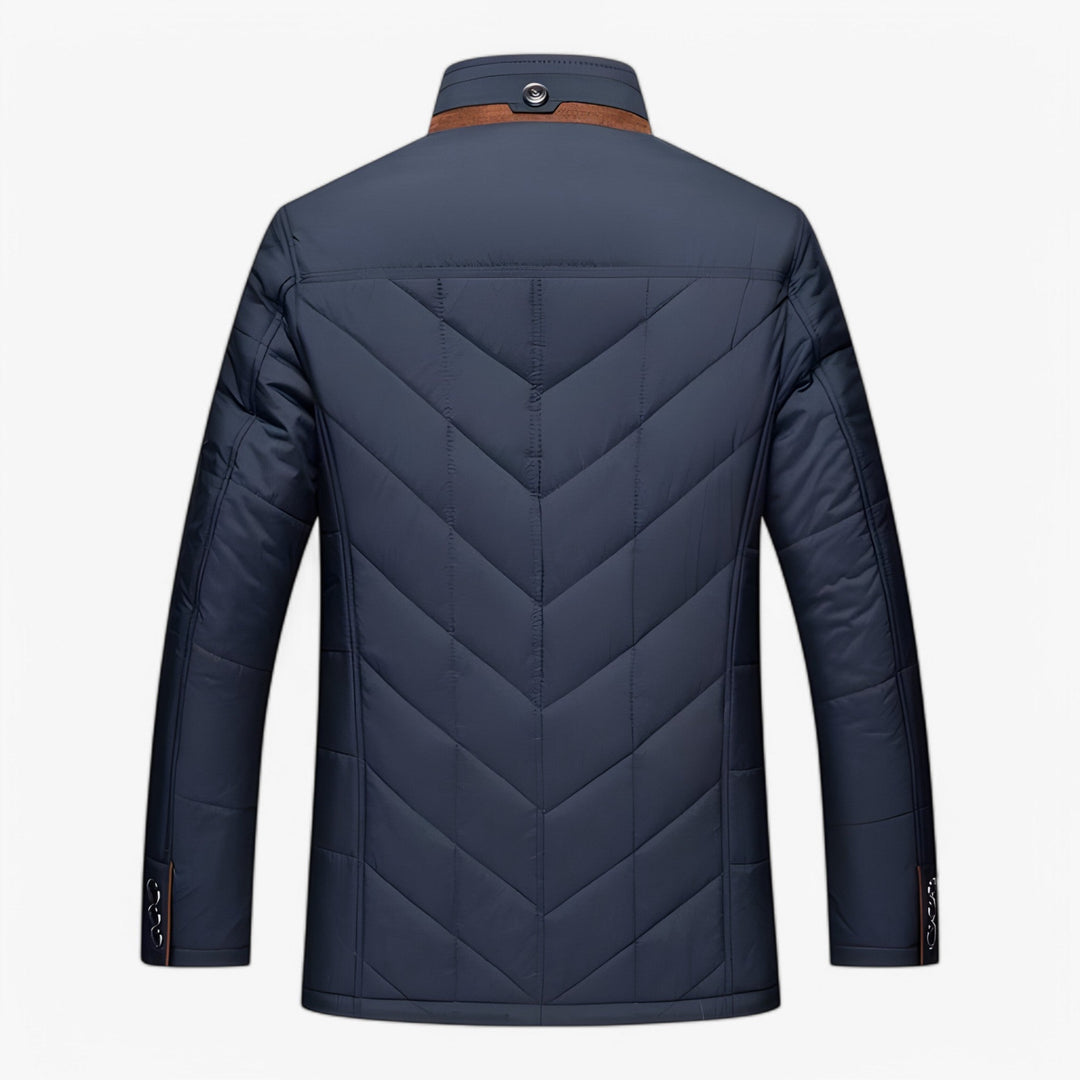 Men quilted jacket