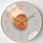 Modern Silent Wall Clock with LED Light