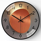 Modern Silent Wall Clock with LED Light