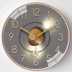 Modern Silent Wall Clock with LED Light