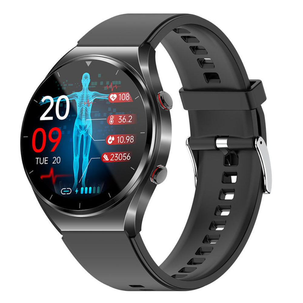 Smartwatch Square Fitness Tracker Heart Rate Activity Sports Watch