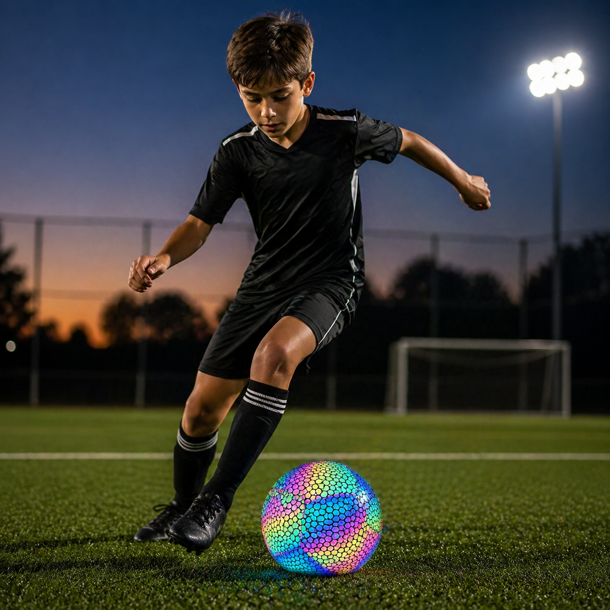 Soccer Ball Reflective Round Training Ball