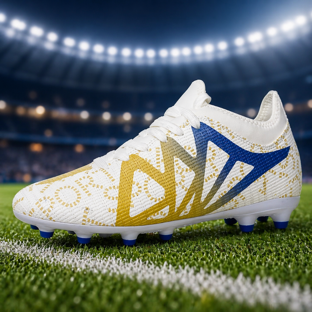 Soccer Cleats Studded Football Shoes for Grass Field