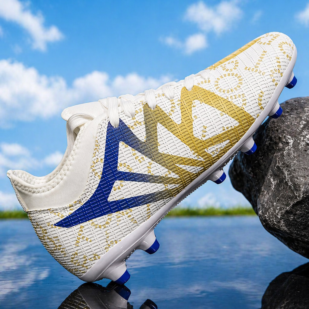 Soccer Cleats Studded Football Shoes for Grass Field