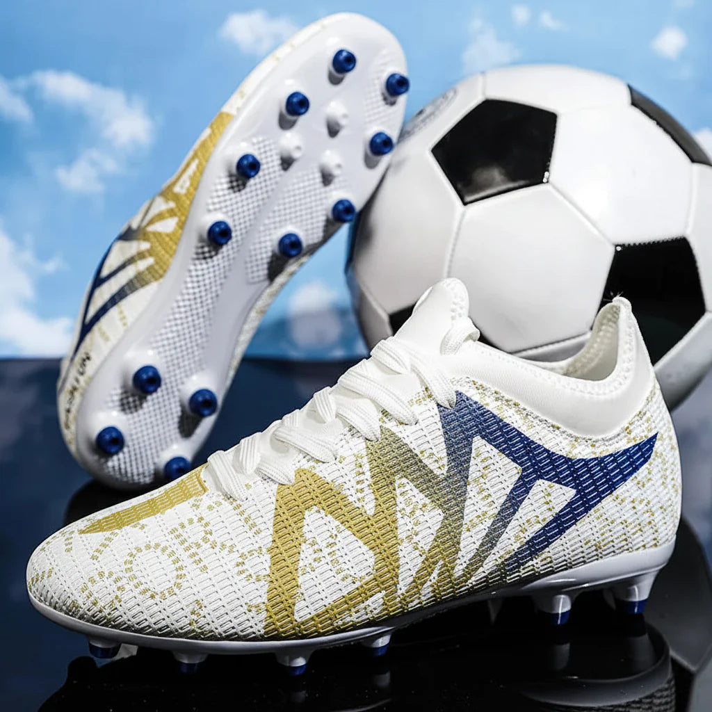 Soccer Cleats Studded Football Shoes for Grass Field
