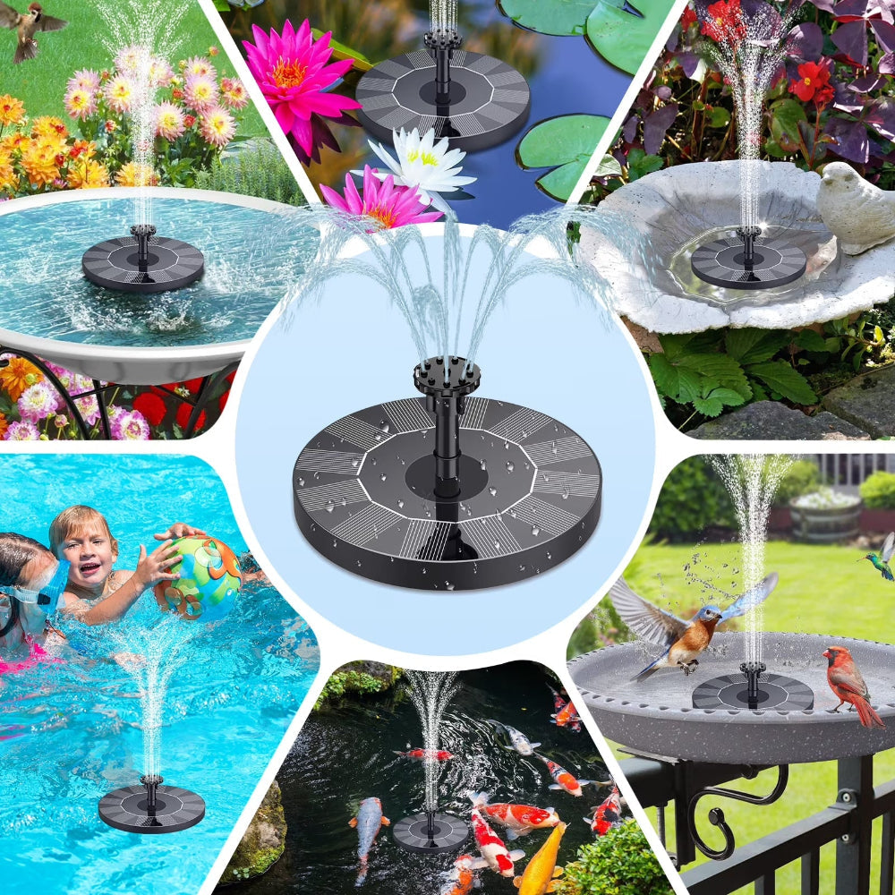 Solar Floating Fountain Water Pump for Garden Pond