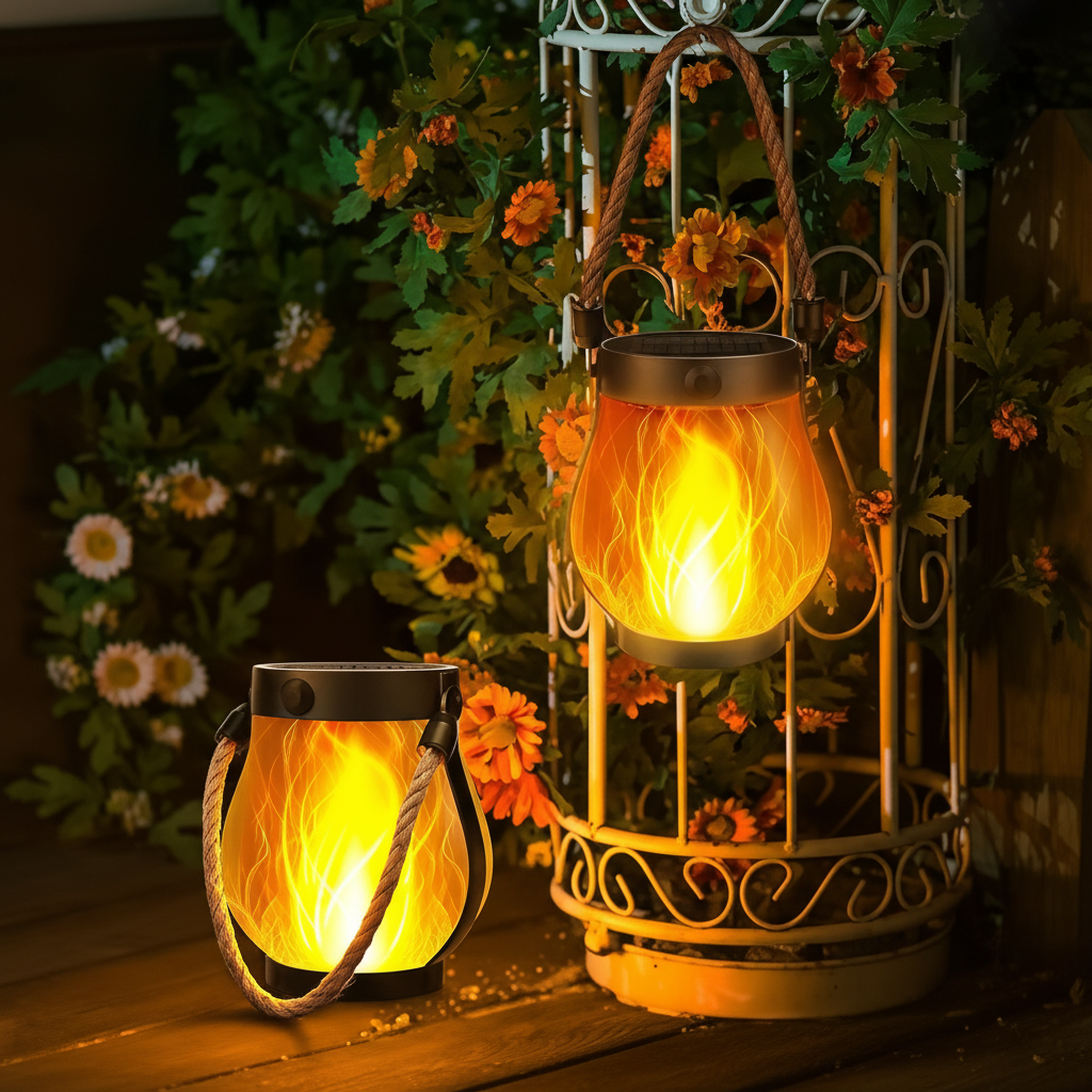 Solar Outdoor Weatherproof LED Lantern