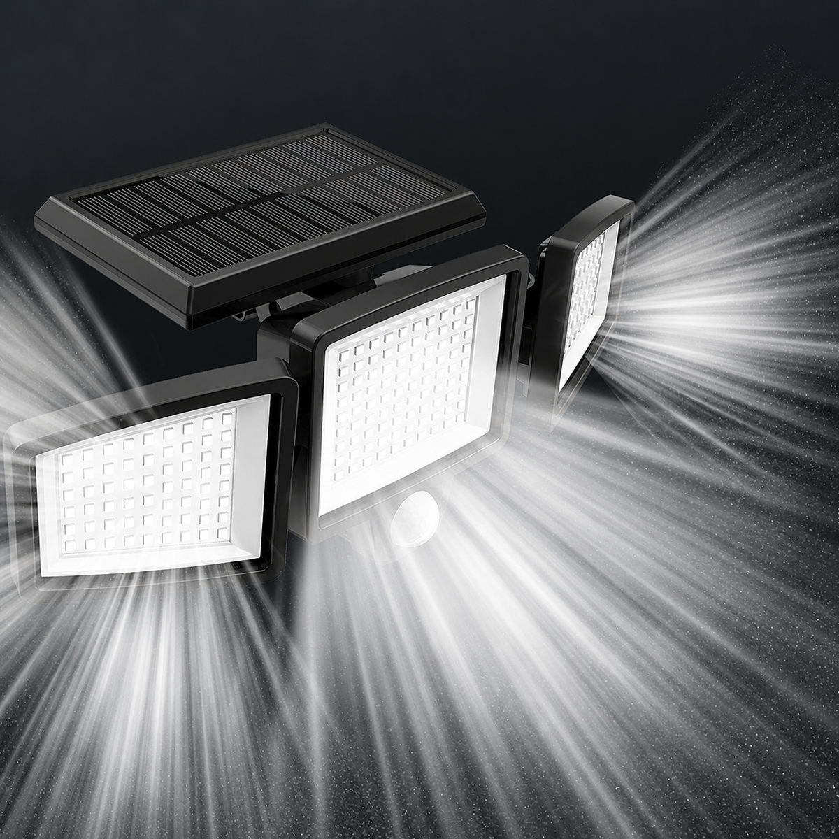 Solar Powered Outdoor LED Light Panel