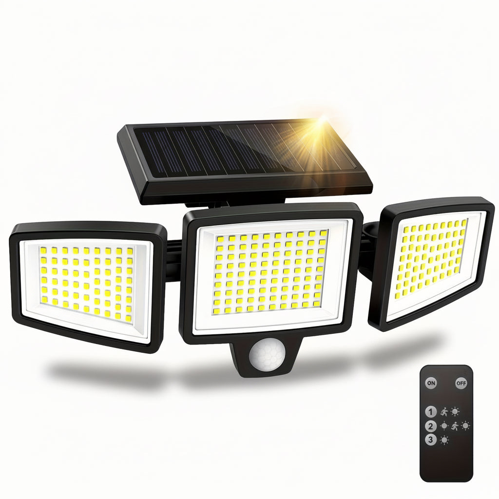 Solar Powered Outdoor LED Light Panel