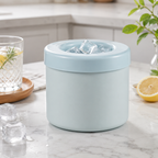 Square Ice Cube Tray with Lid Stackable Ice Cube Storage Container