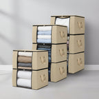 Storage Boxes for Clothes 3 Piece Set with Window Organizer