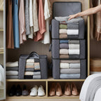 Storage Boxes for Clothes 3 Piece Set with Window Organizer