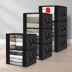 Storage Boxes for Clothes 3 Piece Set with Window Organizer