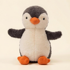 Stuffed Penguin Plush Toy Soft Cuddle Animal Sleep Companion