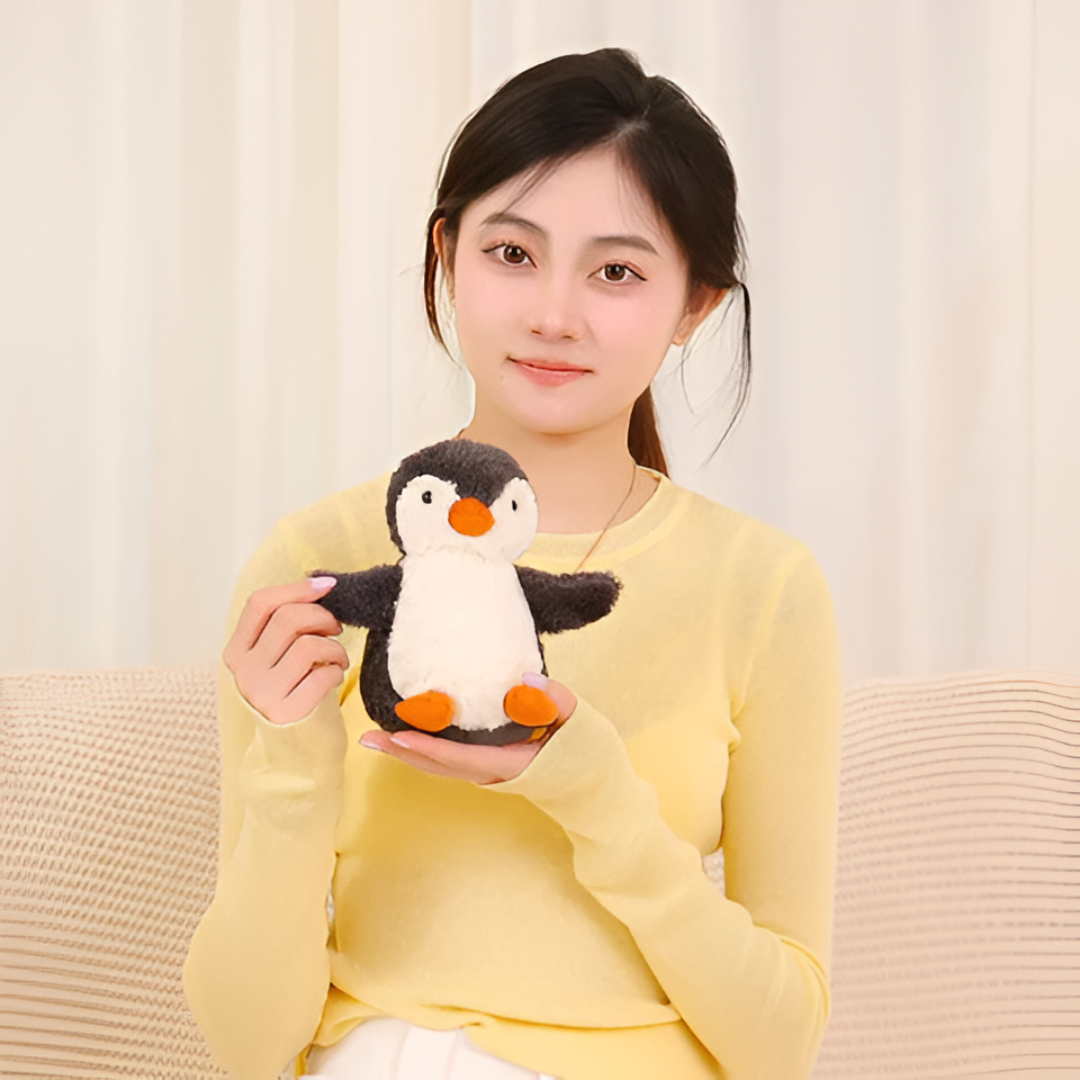 Stuffed Penguin Plush Toy Soft Cuddle Animal Sleep Companion
