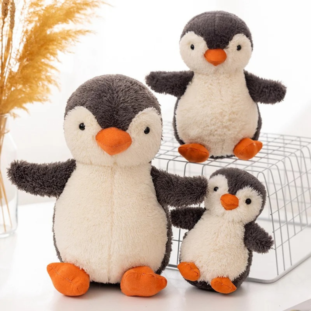 Stuffed Penguin Plush Toy Soft Cuddle Animal Sleep Companion
