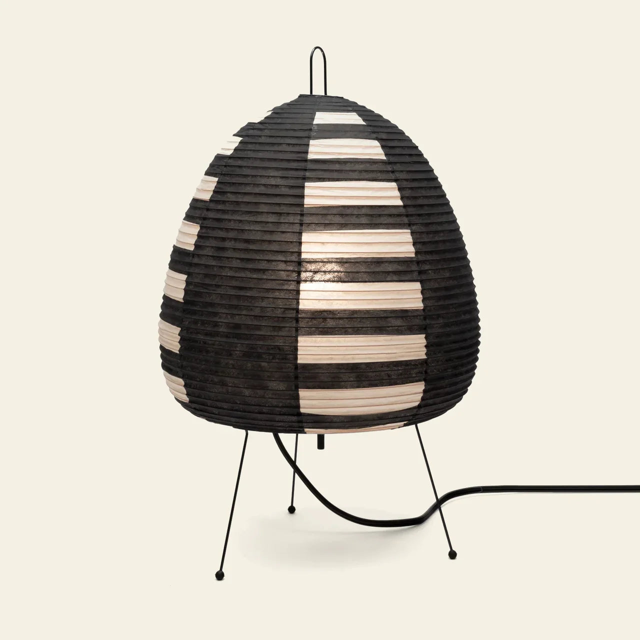 Table Lamp Rice Paper Shade Japanese Style Retro Design