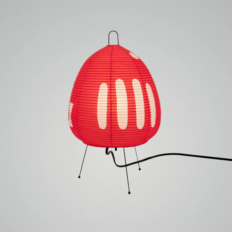 Table Lamp Rice Paper Shade Japanese Style Retro Design