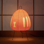 Table Lamp Rice Paper Shade Japanese Style Retro Design