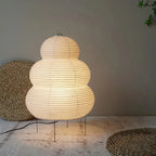 Table Lamp Rice Paper Shade Japanese Style Retro Design