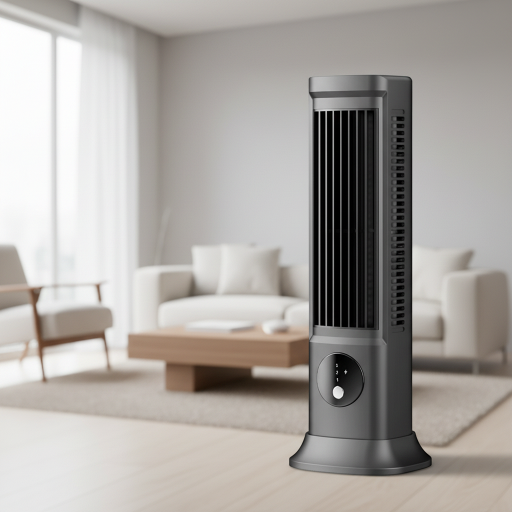 Tower Fan Air Cooler Portable Household Cooling Appliance