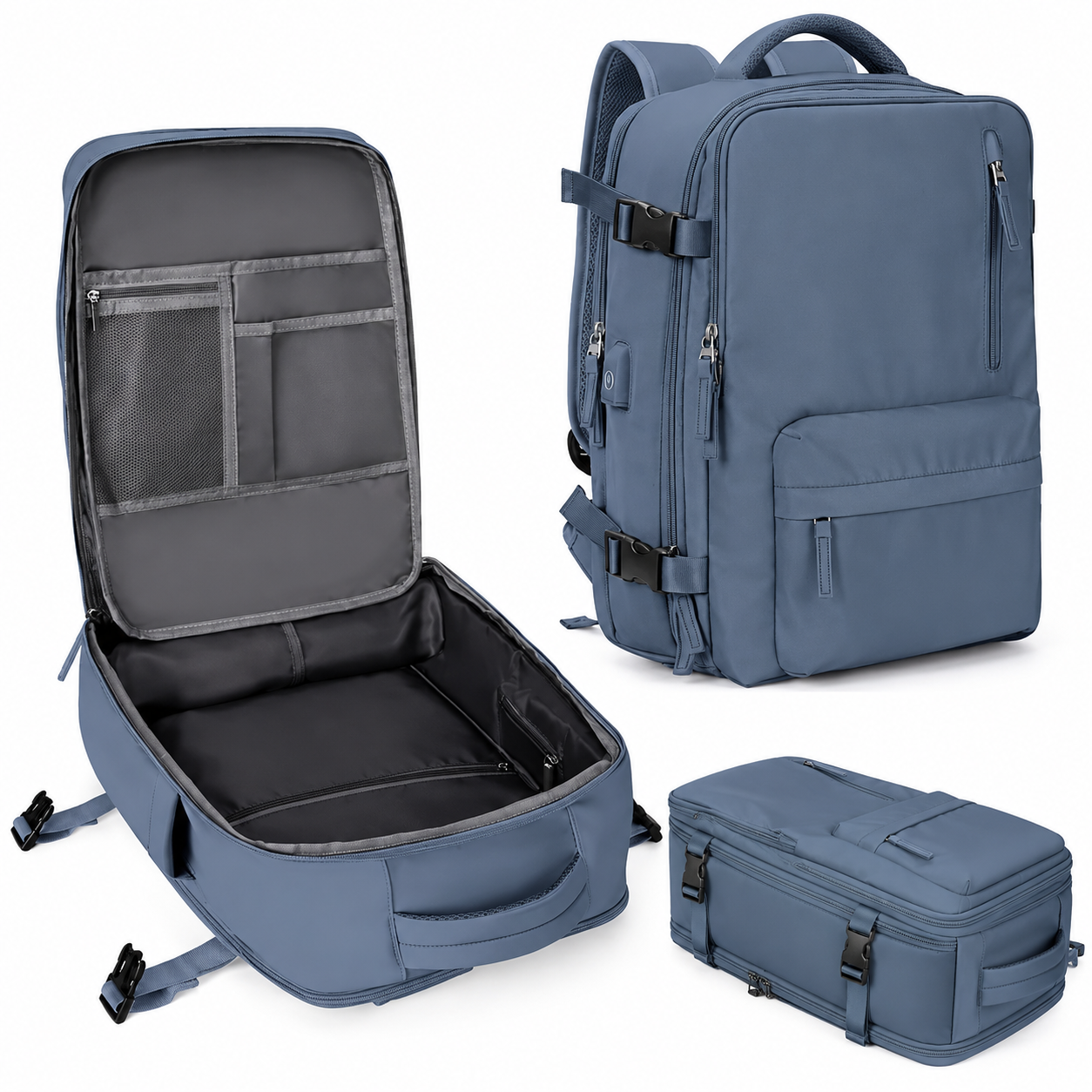 Travel Backpack with Shoe Compartment Bag for Travel and Storage