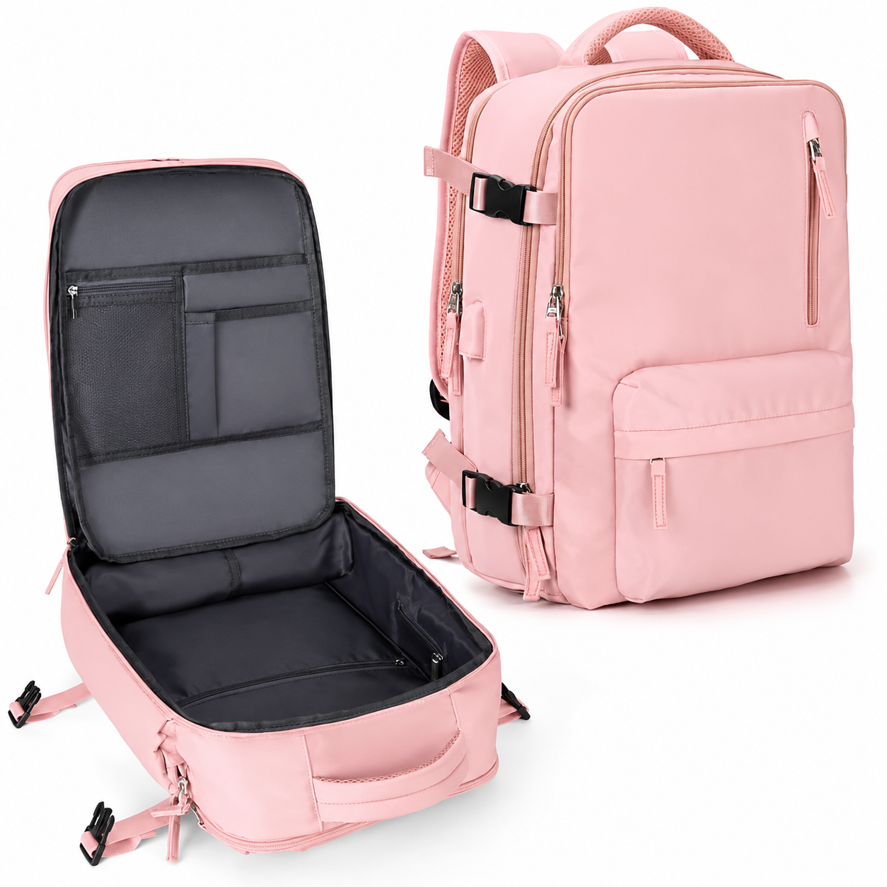 Travel Backpack with Shoe Compartment Bag for Travel and Storage