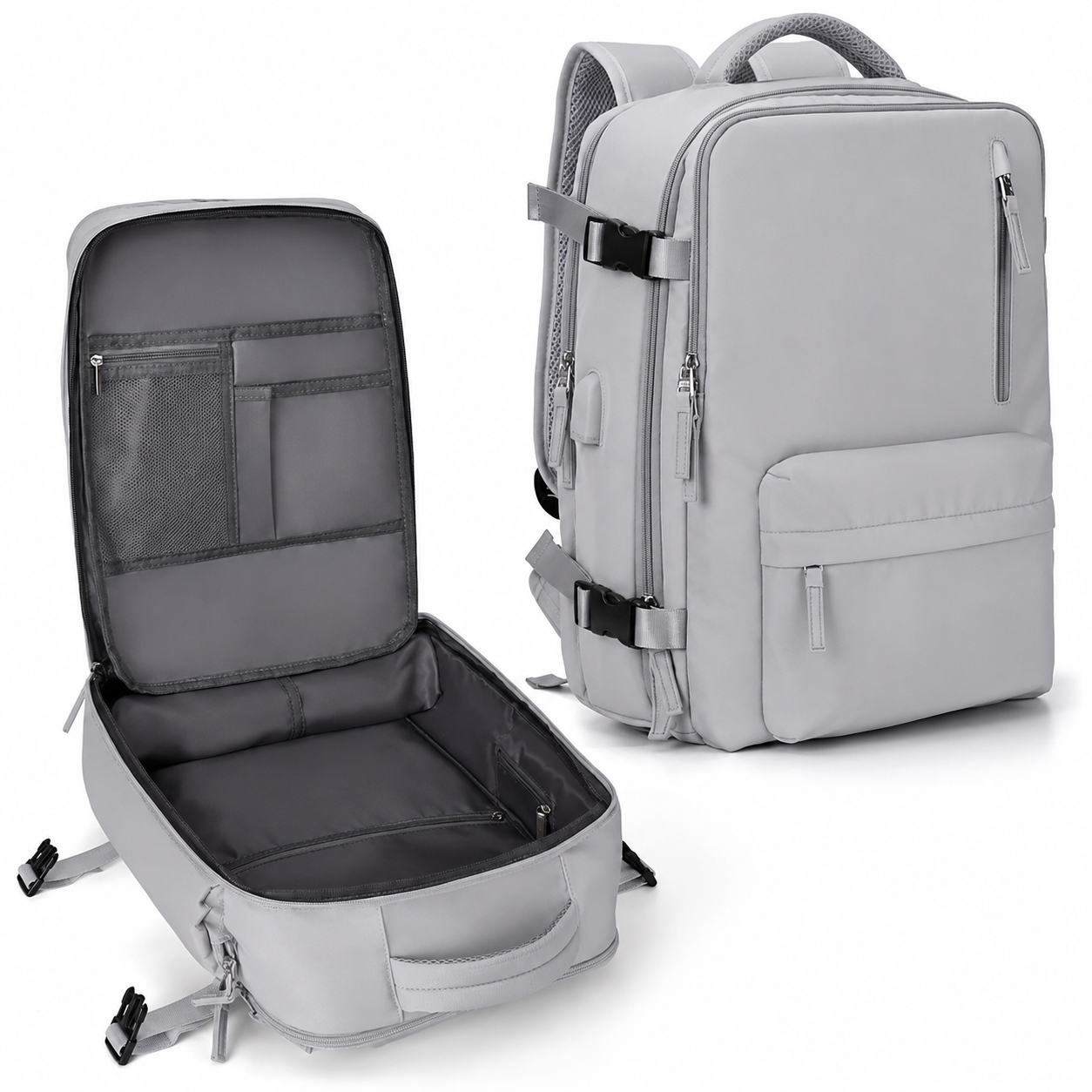 Travel Backpack with Shoe Compartment Bag for Travel and Storage
