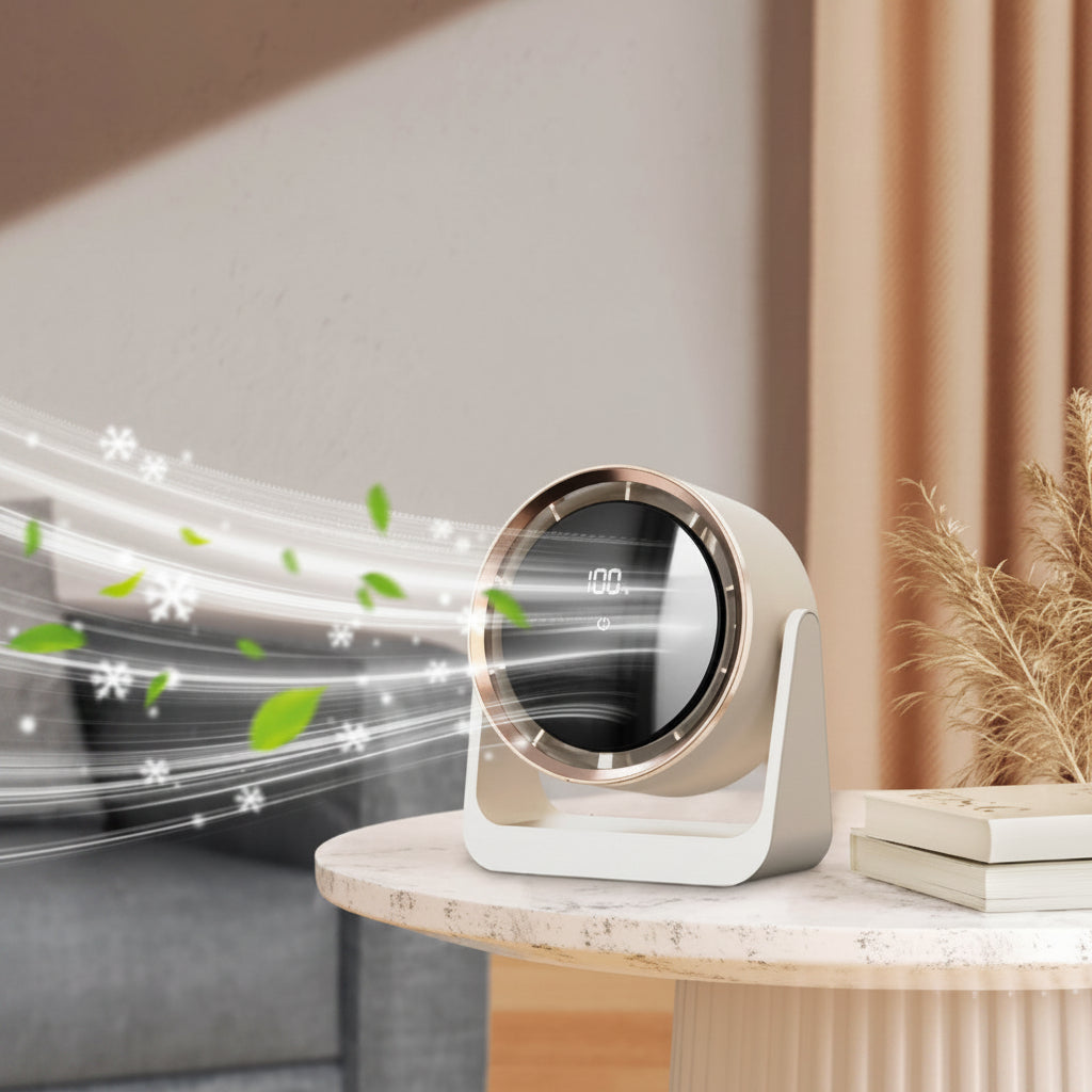USB Portable Table Fan Quiet Cooling Fan