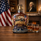 Whisky Decanter Glass Bottle Square Home Bar Gift Set