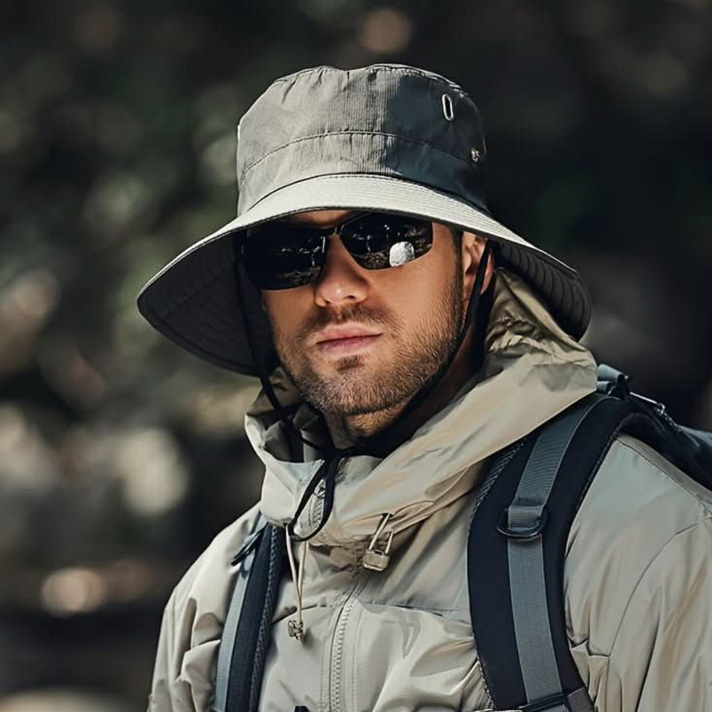 Wide Brim Hiking Sun Hat UV Protection Outdoor Hat