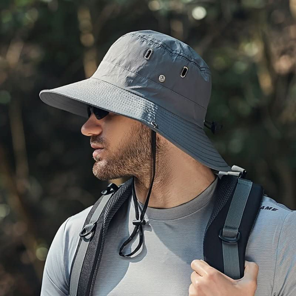 Wide Brim Hiking Sun Hat UV Protection Outdoor Hat