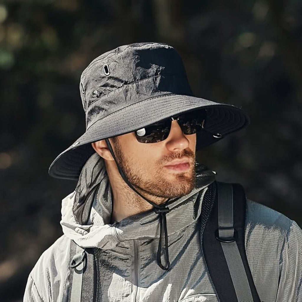 Wide Brim Hiking Sun Hat UV Protection Outdoor Hat