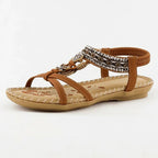 Women Sandals Flat Open Toe Bohemian Style Summer Footwear