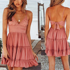 Women Spaghetti Strap Maxi Dress Summer Casual Beach Dress
