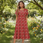 Women Summer Printed Casual Dress