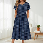 Women Summer Printed Casual Dress