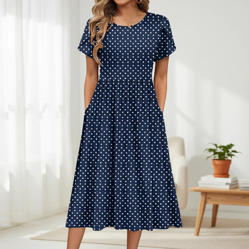 Women Summer Printed Casual Dress