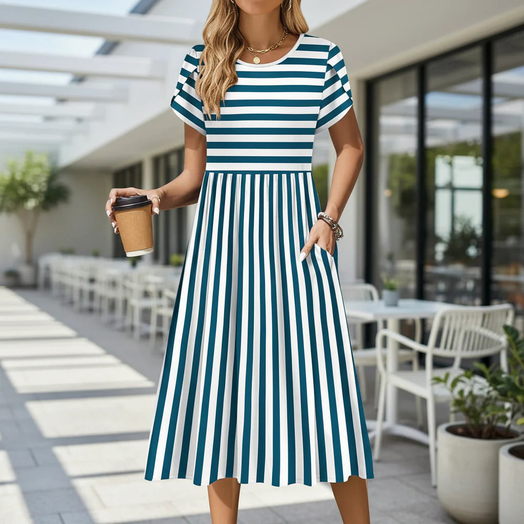 Women Summer Printed Casual Dress