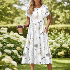 Women Summer Printed Casual Dress