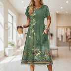 Women Summer Printed Casual Dress