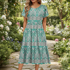 Women Summer Printed Casual Dress