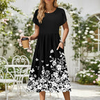 Women Summer Printed Casual Dress