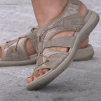 Women Velcro Strap Sandals with Comfort Sole