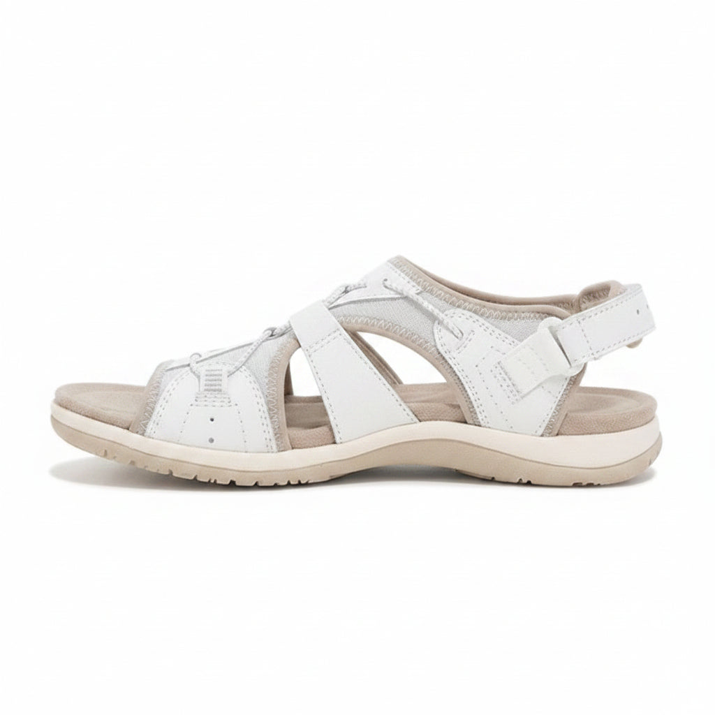 Women Velcro Strap Sandals with Comfort Sole