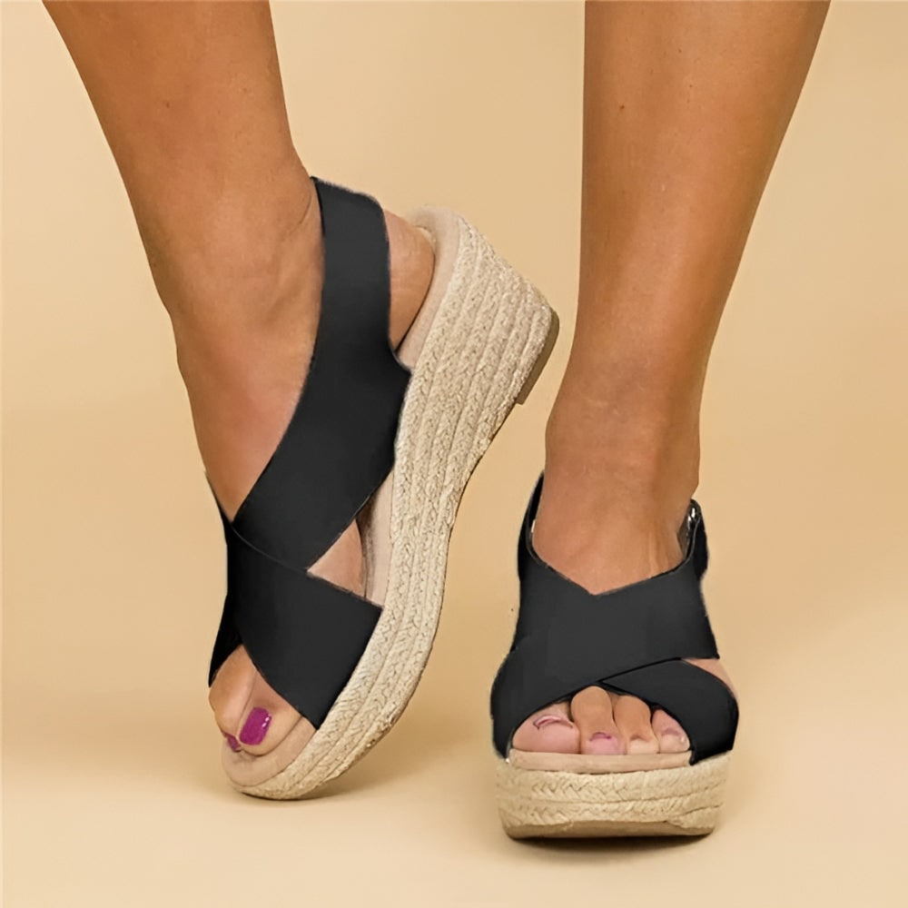 Women Wedge Espadrille Sandals Casual Shoes