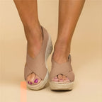 Women Wedge Espadrille Sandals Casual Shoes