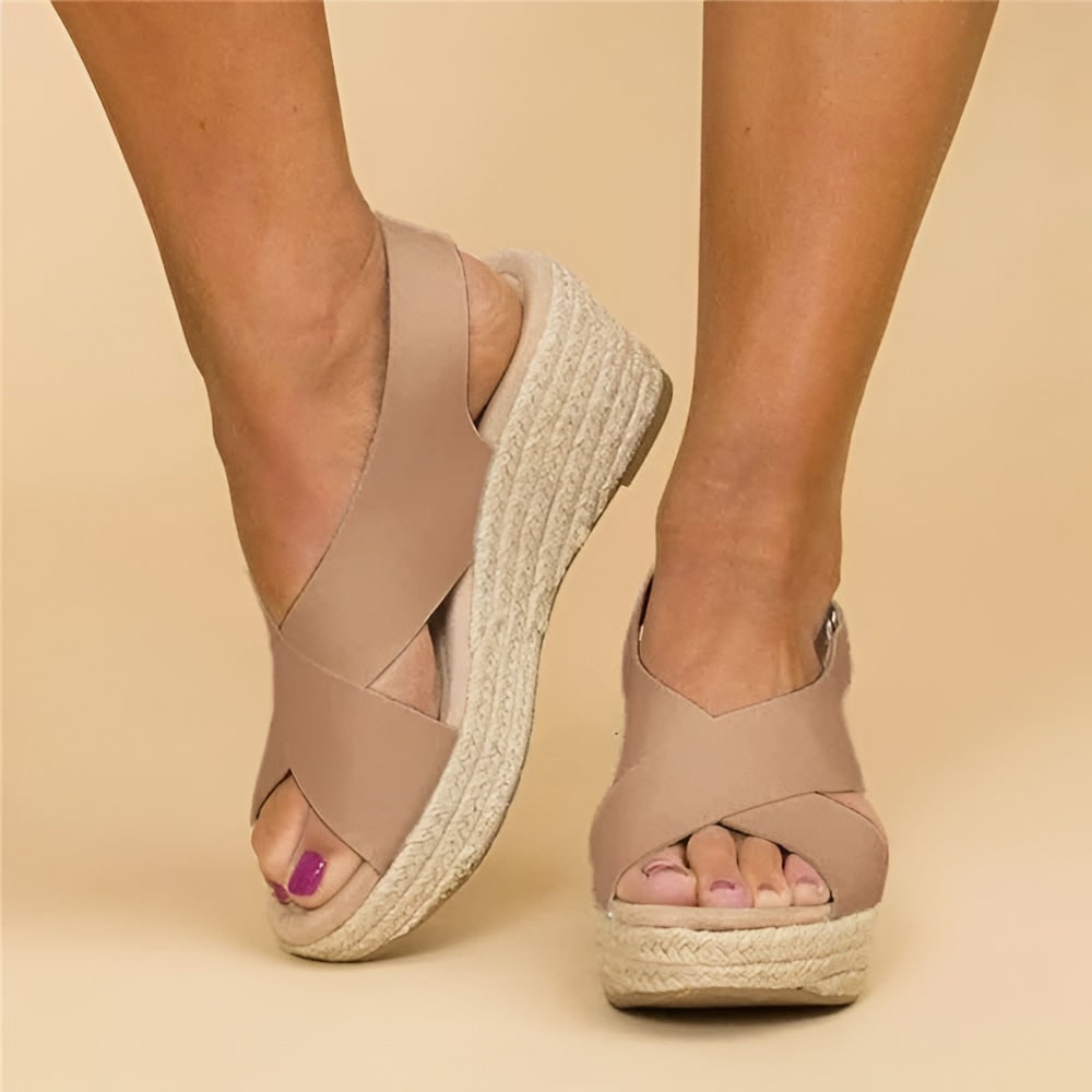 Women Wedge Espadrille Sandals Casual Shoes