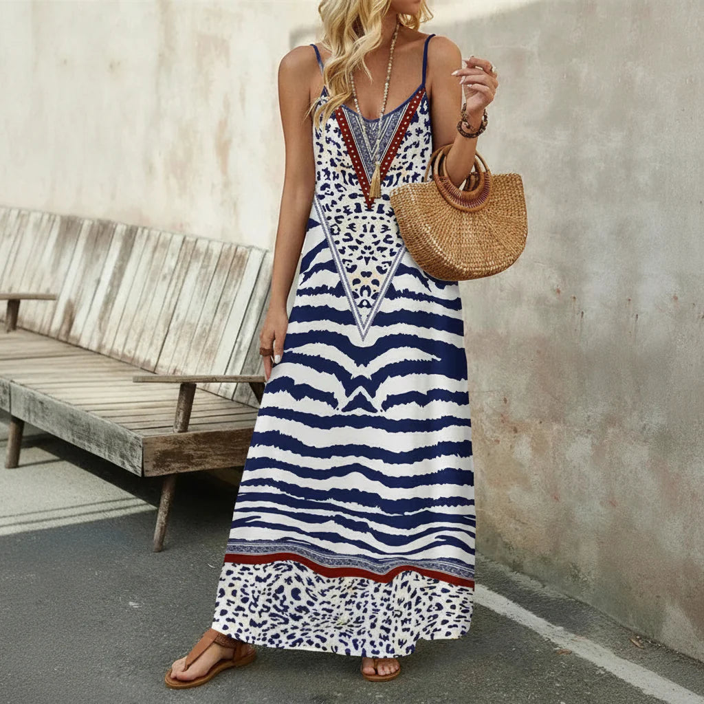 Women’s Floral Midi Summer Casual Dress