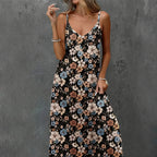 Women’s Floral Midi Summer Casual Dress